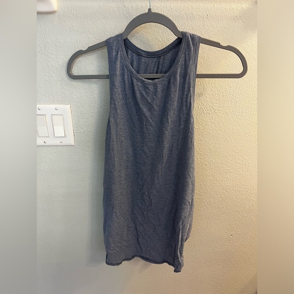 Lululemon tie back open back Sleeveless Blue Women's Top - Picture 1 of 4